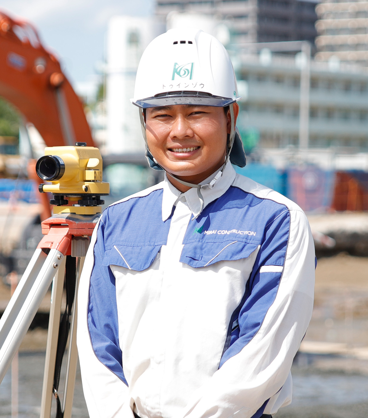 社員インタビュー みらい建設工業新卒採用サイト RECRUIT2024